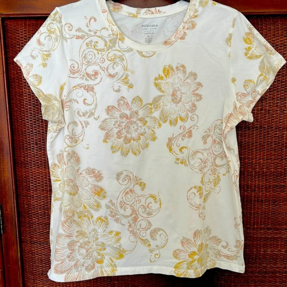 SONOMA LIFE STYLE EVERYDAY TEE•EXCELLENT CONDITION